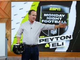 Monday Night Football mit Peyton und Eli Manning