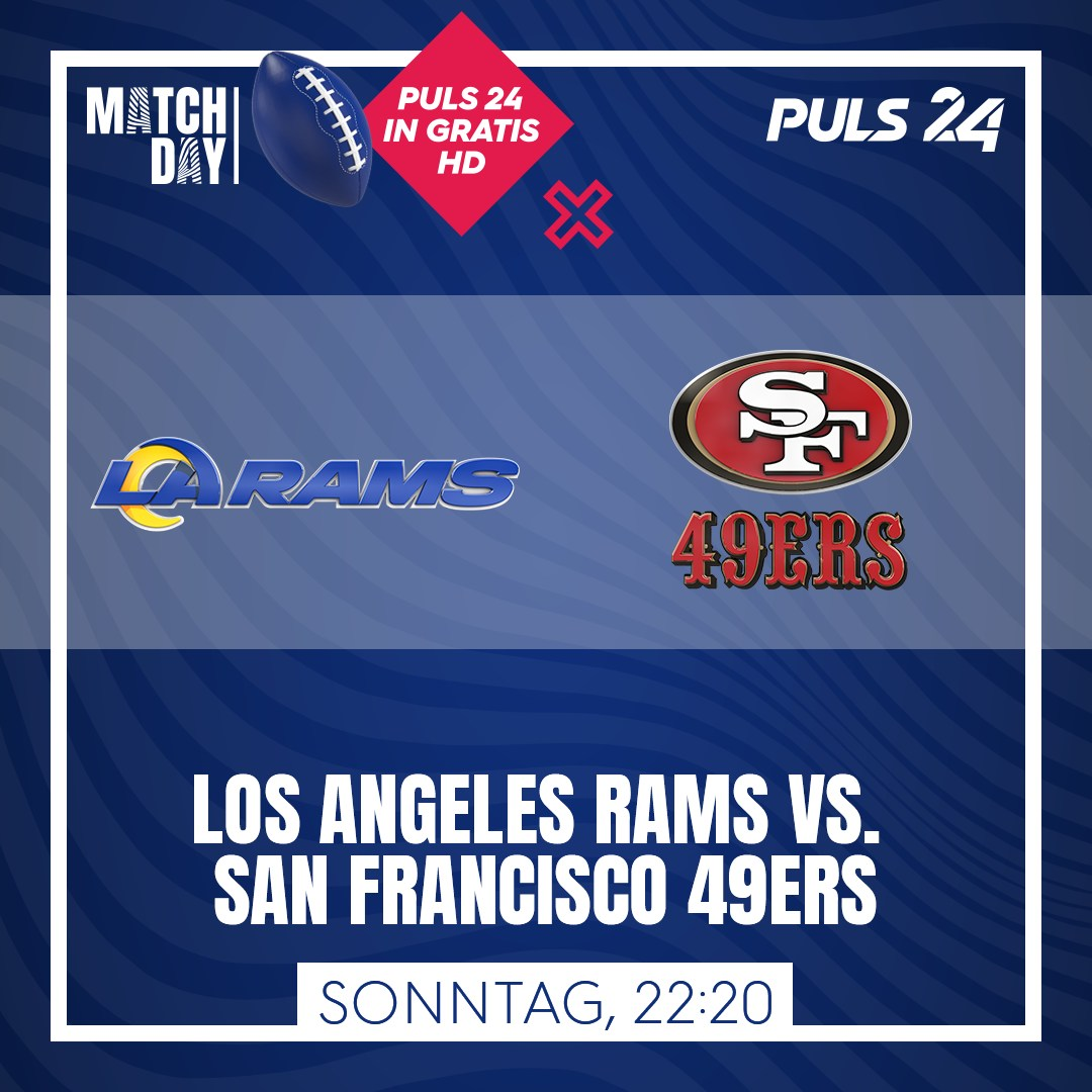 Los Angeles Rams vs- San Francisco 49ers Live auf PULS 4