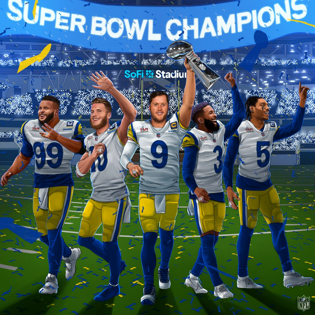Super Bowl Champions LA Rams