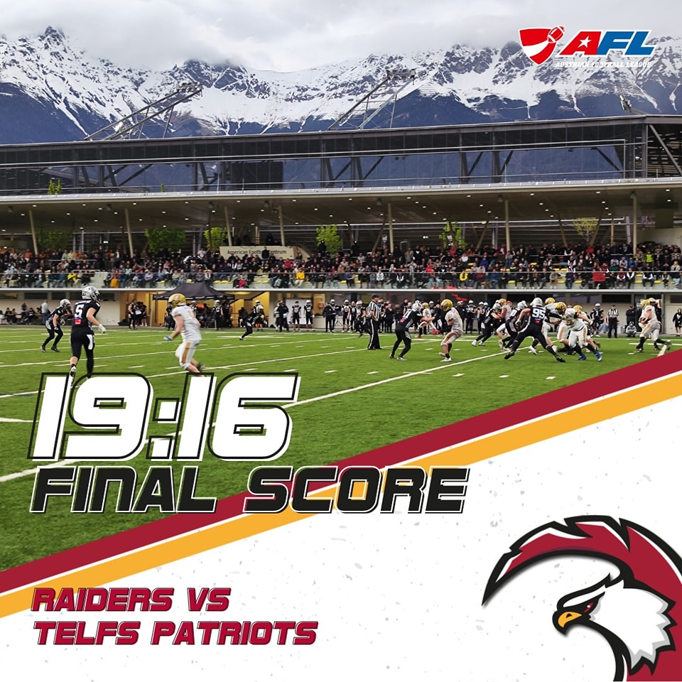 Raiders Tirol vs. Telfs Patriots
