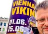 Vienna Vikings Werbesäule